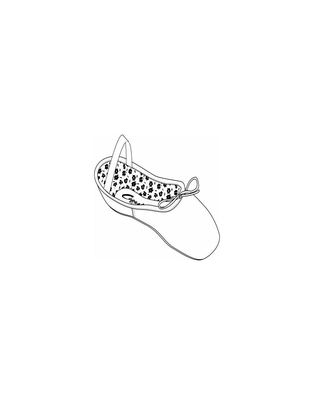 Chaussons demi-pointes Cuir Capezio Daisy 205