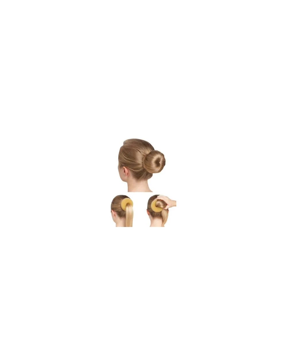 Mini faux chignons bunhead