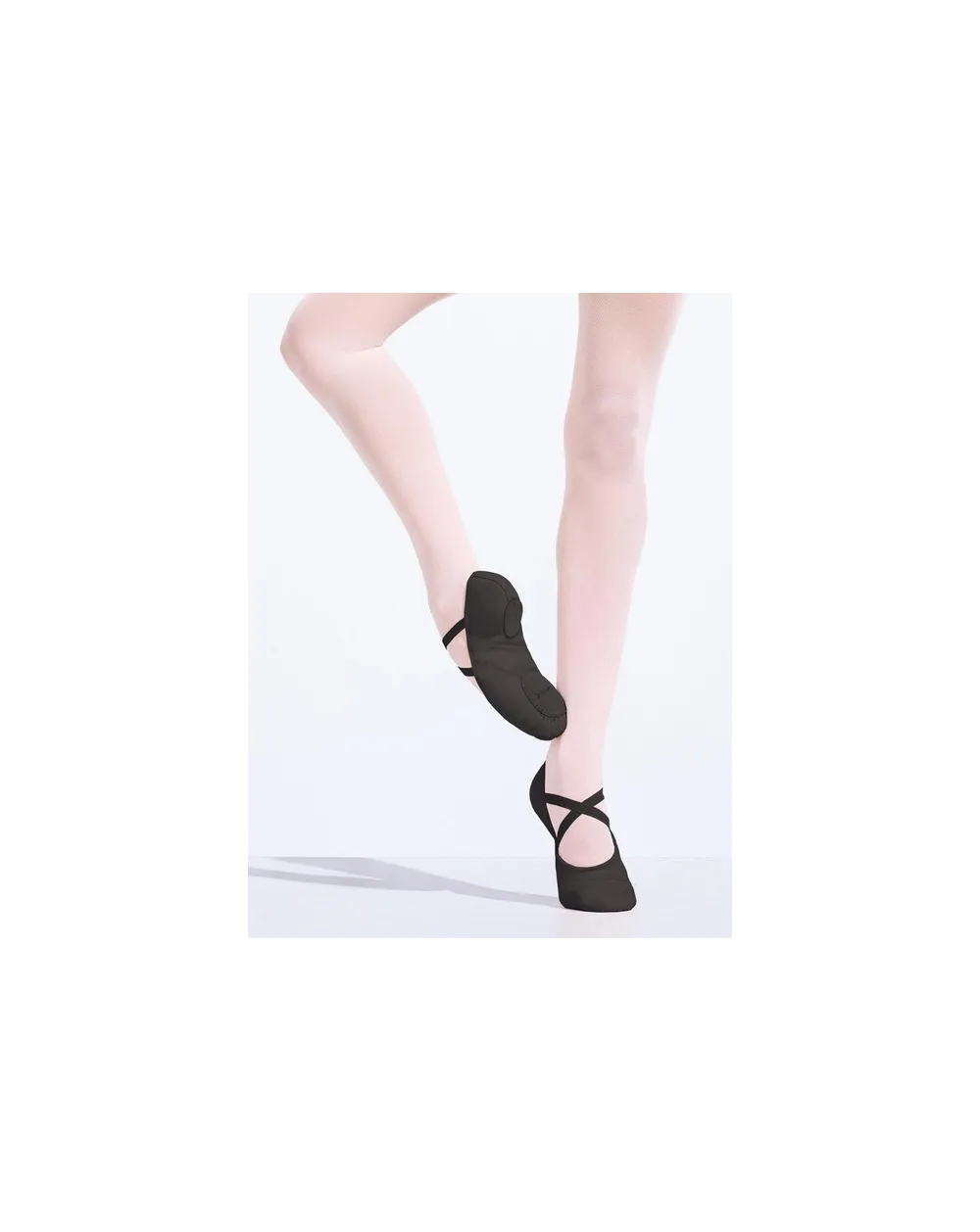 Chaussons demi-pointes Toile Bi-semelles Capezio Juliet 2028