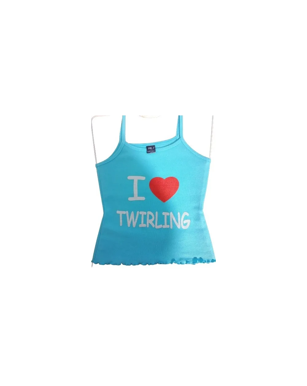 Top avec inscription "I love Twirling" Taille 6 ans