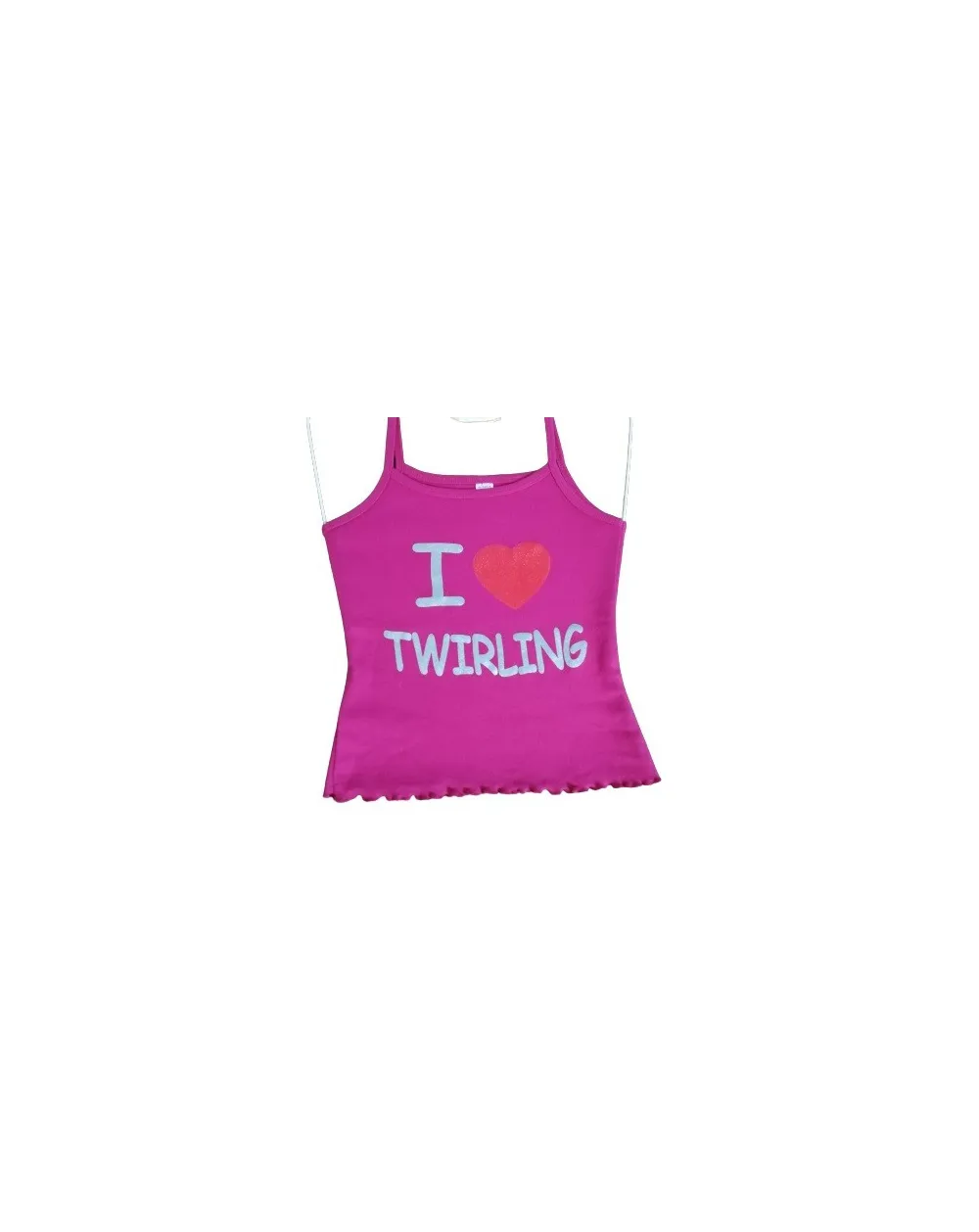 Top avec inscription "I love Twirling" Taille 6 ans