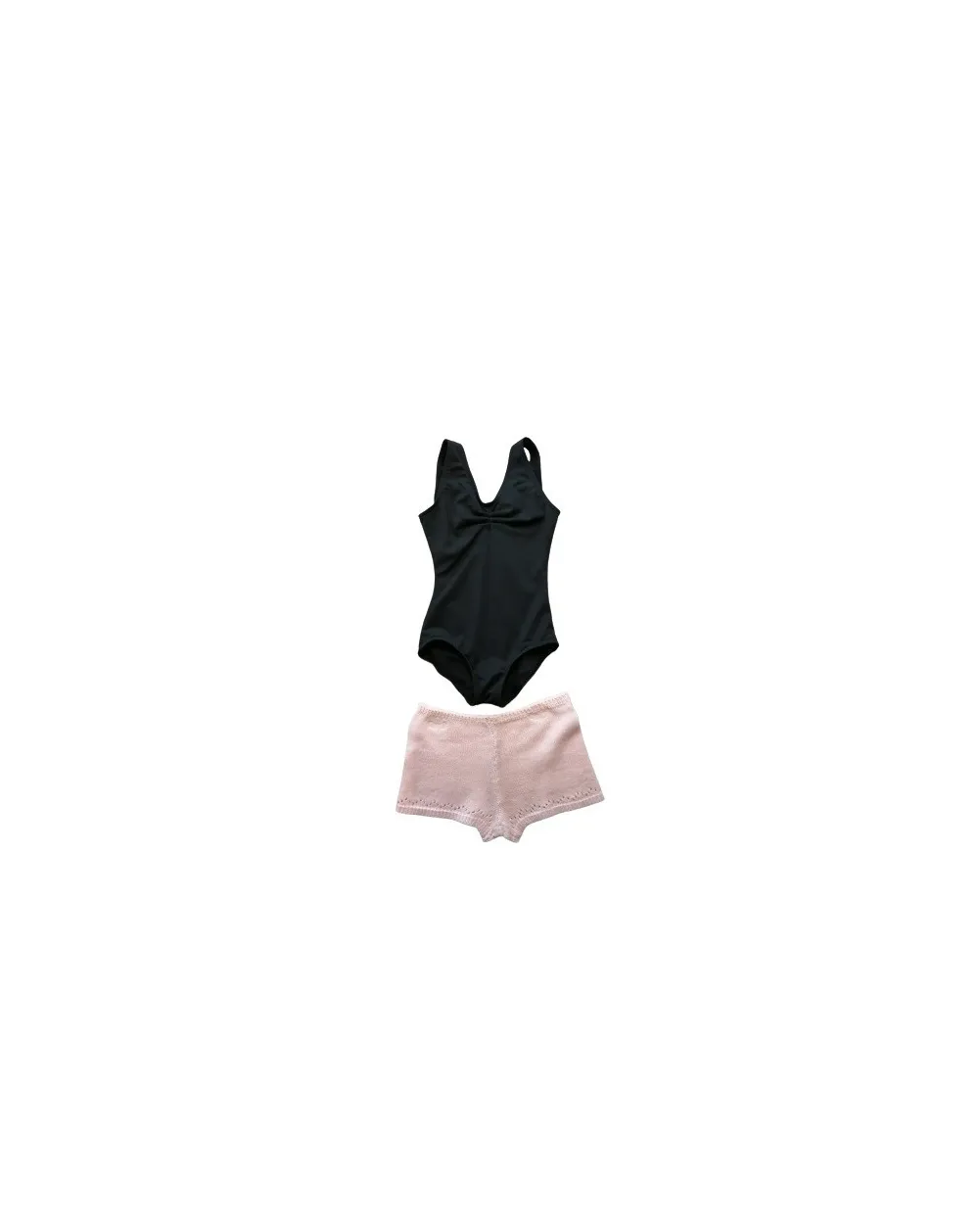 Ensemble Justaucorps et Shorty enfant Capezio Taille 6 ans