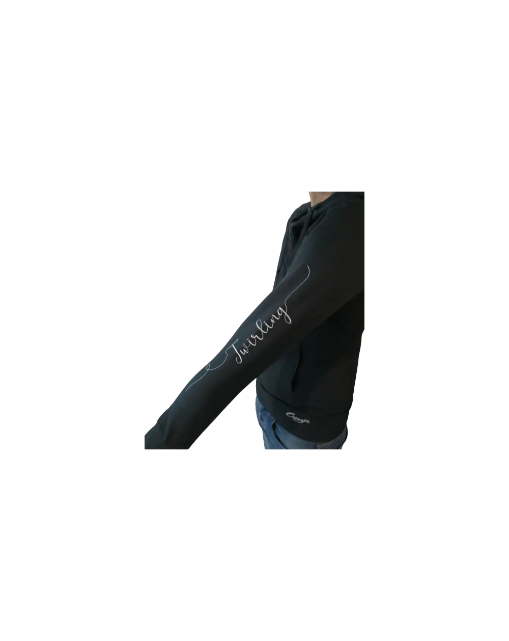 Veste inscription Twirling ou Danse