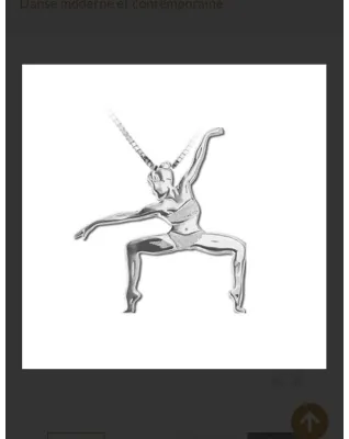 Collier danseuse moderne mikelart