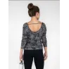Top dos drapé Body Wrappers