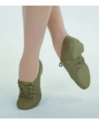 Chaussure bi-semelle cuir à lacets Capezio CG02