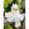 White Odette – Peluche Cygne Bukowski, élégance et douceur