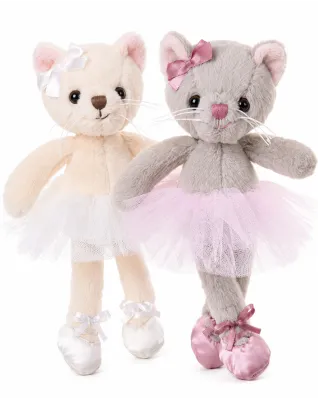 Peluche Bukowski Albertina & Anya – Les adorables ballerines à câliner